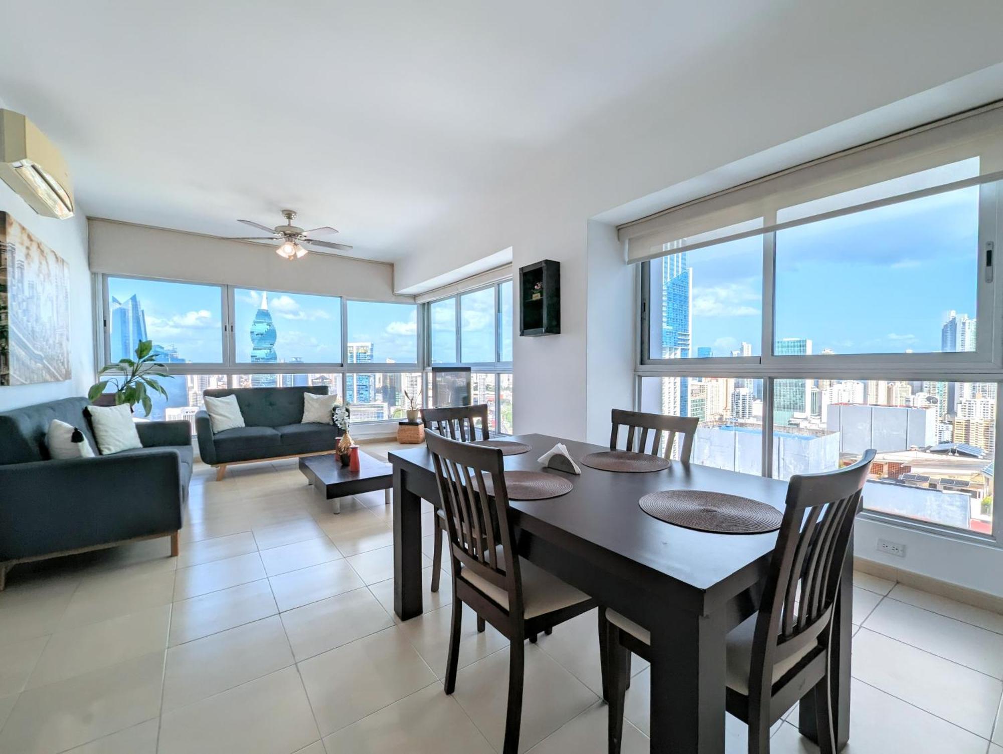 Yc 3602 L Apartamento 2Br En Av Balboa Panama City Exterior photo